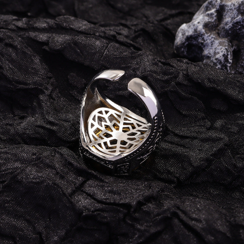 خاتم منقوش بعبارة «حسبي الله» – قياس قابل للتعديل