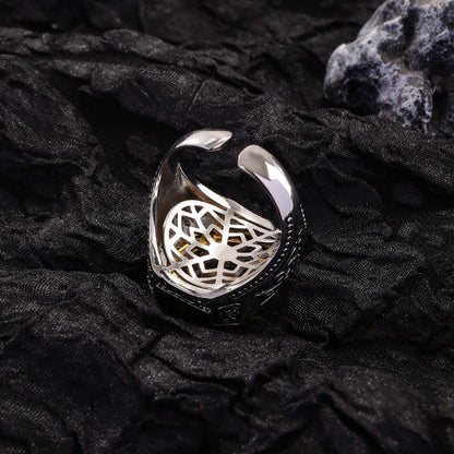 خاتم منقوش بعبارة «حسبي الله» – قياس قابل للتعديل